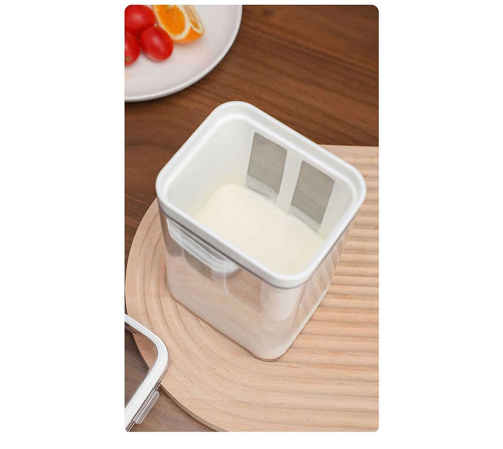 Thumbnail: Greek Yogurt Strainer, 1100ml Multi Yoghurt Maker Strainer with Fine Mesh Bag
