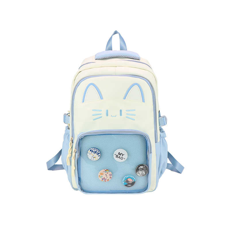 Thumbnail: Sweet Cat Design Backpack, Lightweight Bag for boys and girls