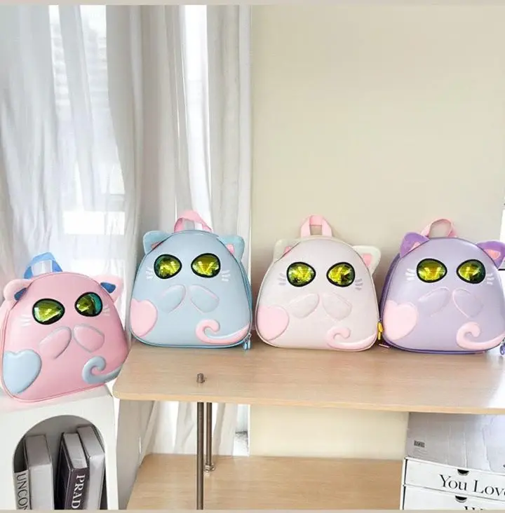 Thumbnail: Popular Kids Hard Case Bag Girls Boys Kindergarten Elementary School Cute Bag
