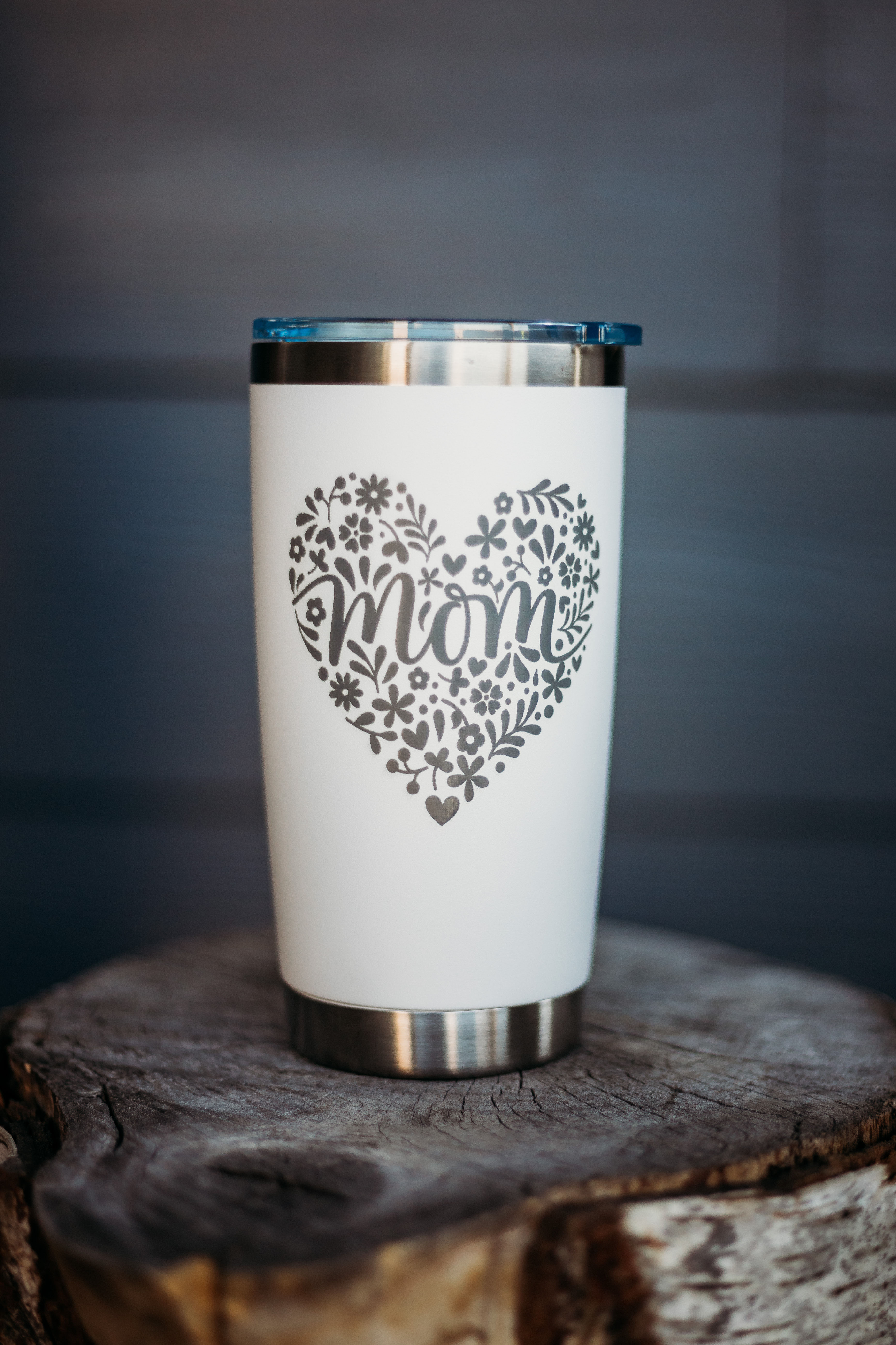 Mom Heart 20oz Stainless Steel Tumbler