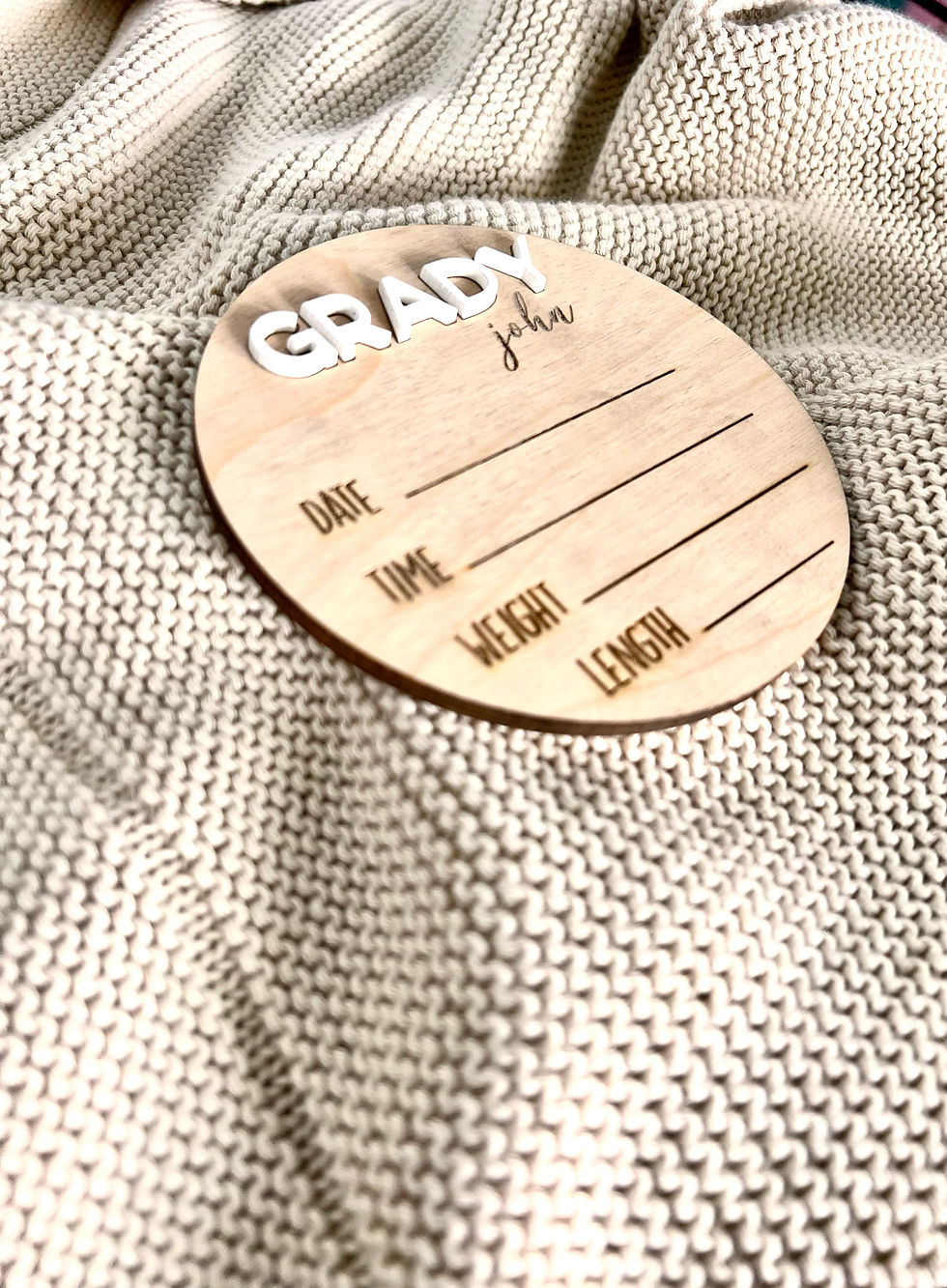 Thumbnail: Wooden Sign - Baby Name Stats