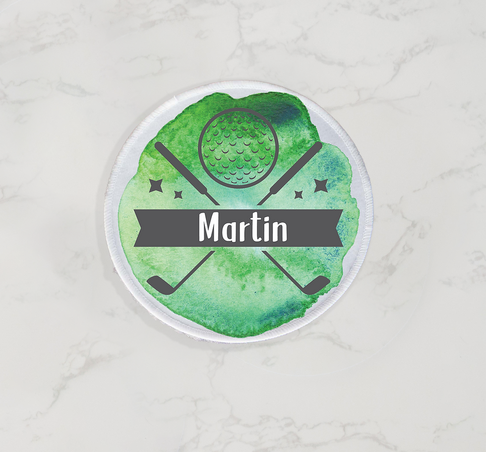 Thumbnail: Bear Golf Monthly Milestone Stuffed Animal