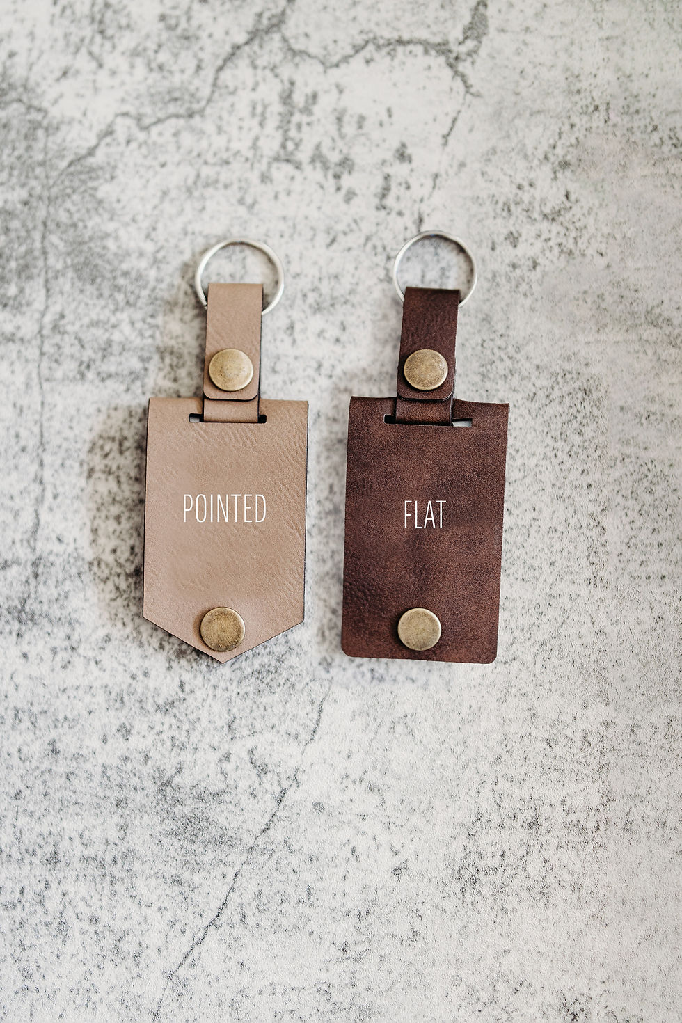 Thumbnail: Leather Photo Keychain - Name