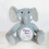 Thumbnail: Elephant Monthly Milestone Stuffed Animal - Purple Floral