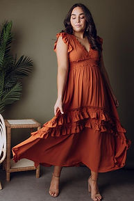 Rust maxi dress size M.jpg