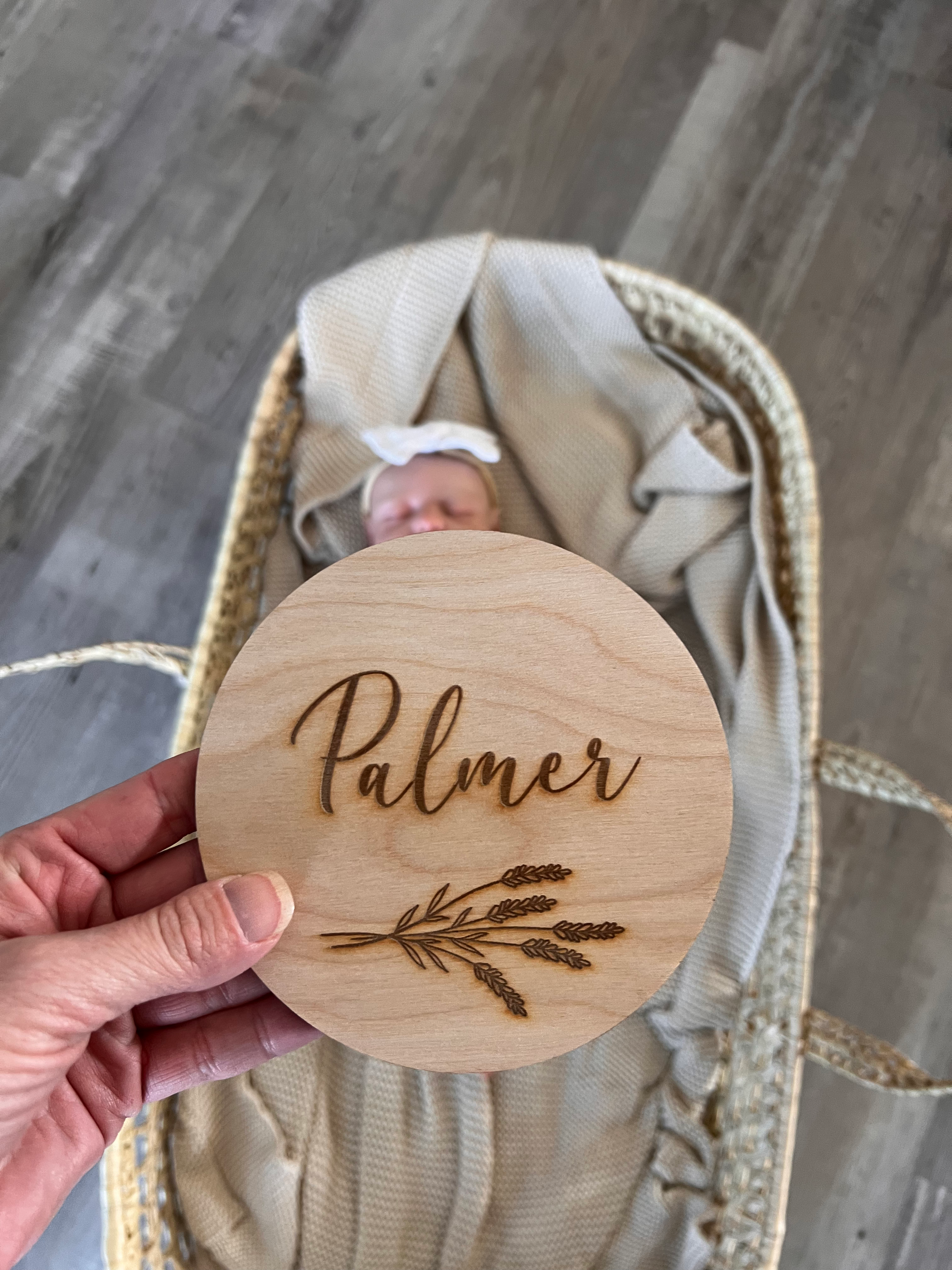 Wooden Sign - Baby Name - First Name