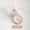 Thumbnail: Crochet Bunny Personalized Baby Rattle