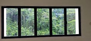 Black Frame Casement Window c/w Clear Glass