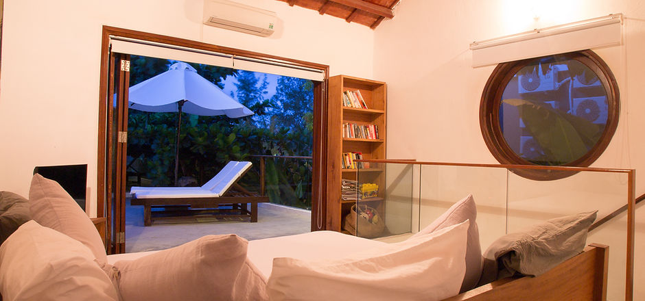 Hoi An beach Villa Vietnam contemporary design spacious sleeps eight housekeeping air cond