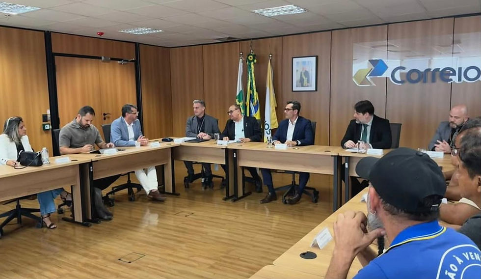 Comando Nacional de Negociação se reúne com novo presidente dos Correios