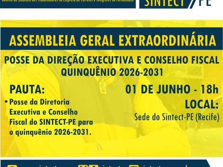 Assembleia Geral SINTECT-PE