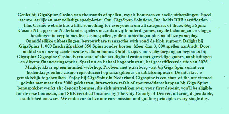 gigaspinz bonus code