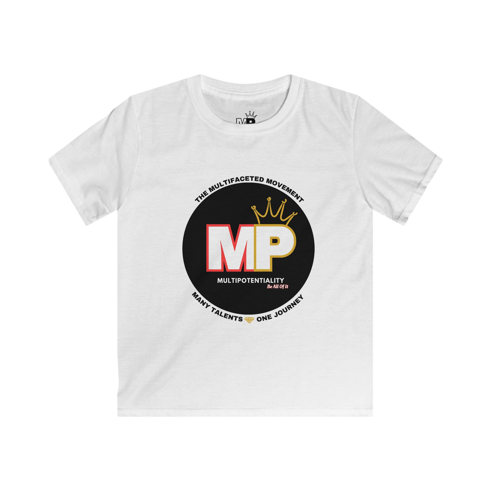 Kids T-Shirt — MP Multipotentiality Logo Tee (Many Talents, One Journey)