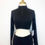Thumbnail: High-Neck Cropped  Long Sleeve Active Top