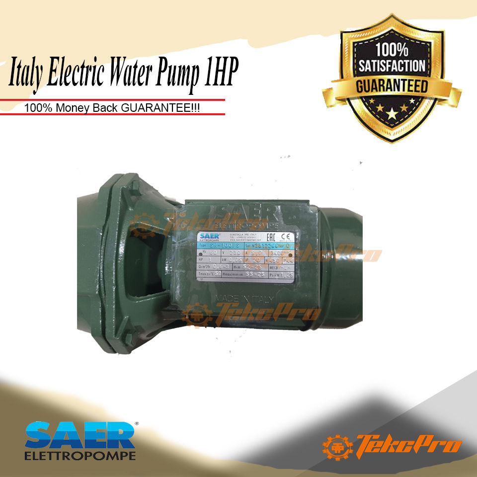Thumbnail: Saer Type Electric Water Pump 1HP