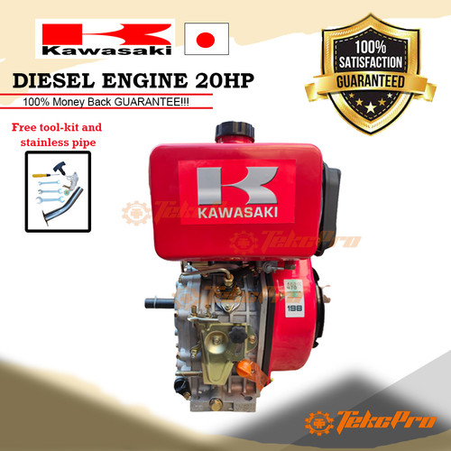 Kawasaki Diesel Engine 20 HP 198 Highspeed | Tekcpro Business Central