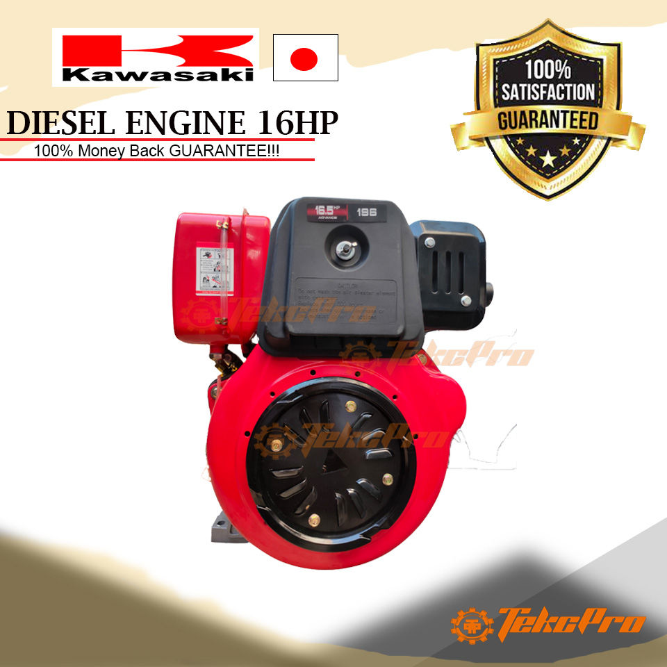 Thumbnail: Kawasaki Diesel Engine 16 HP 196 Lowspeed