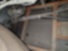 This brought the cable out right above the airbox and directly into an existing wiring loom running to where I needed it. Convenient! This is looking up and forward from behind the passenger front tire.
