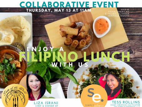 HOSTING A COLLABORATE EVENT: A FILIPINO LUNCH