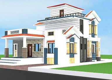 house plan , east face north face