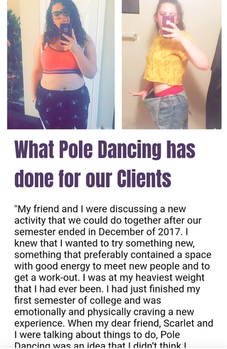 Trying Pole Fitness as a Beginner - Dallas Tx