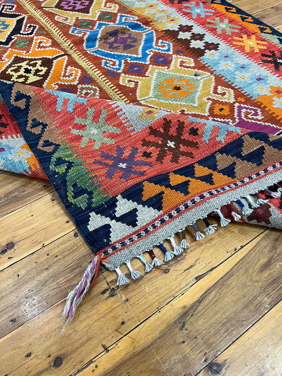 Thumbnail: Afghan Kilim (136x203cm)