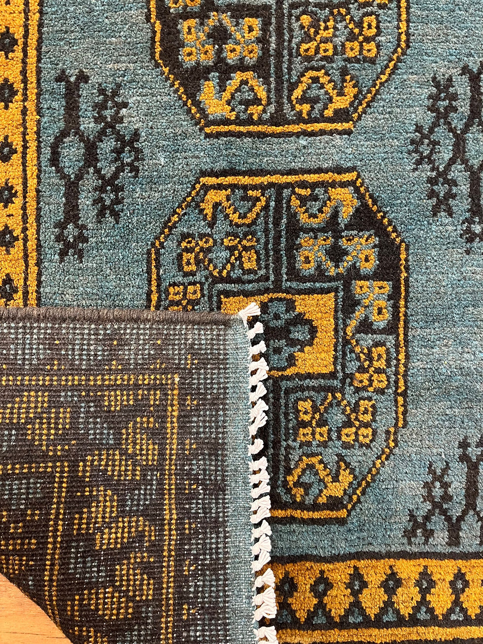 Thumbnail: Afghan Tourkaman Multi-Colour Runner (294x86cm)