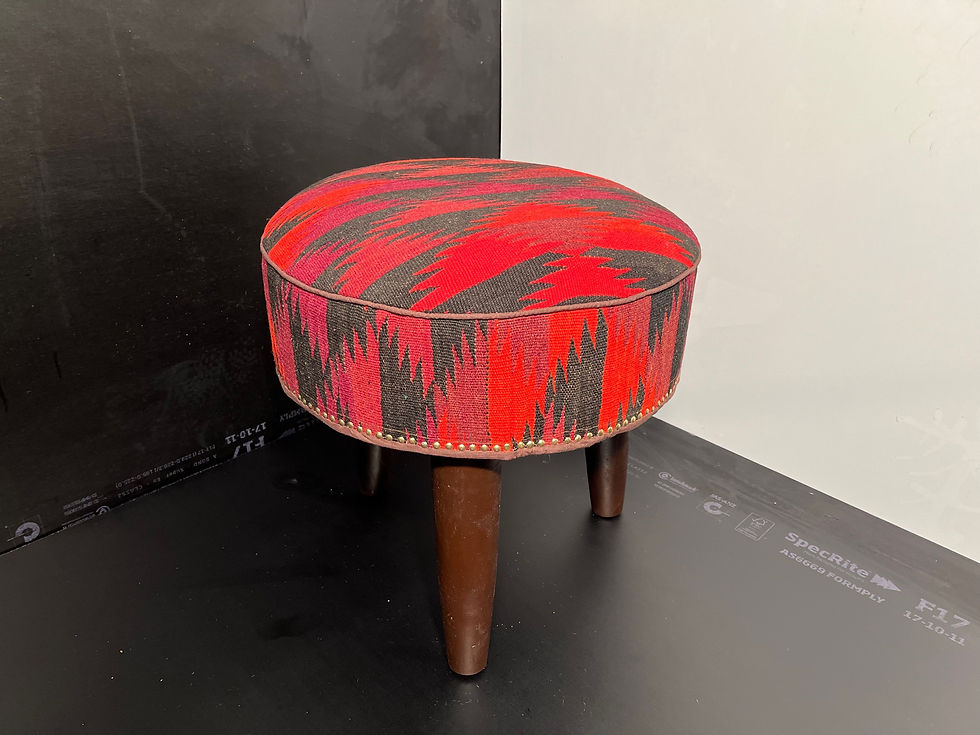 Thumbnail: Large Round Ottoman