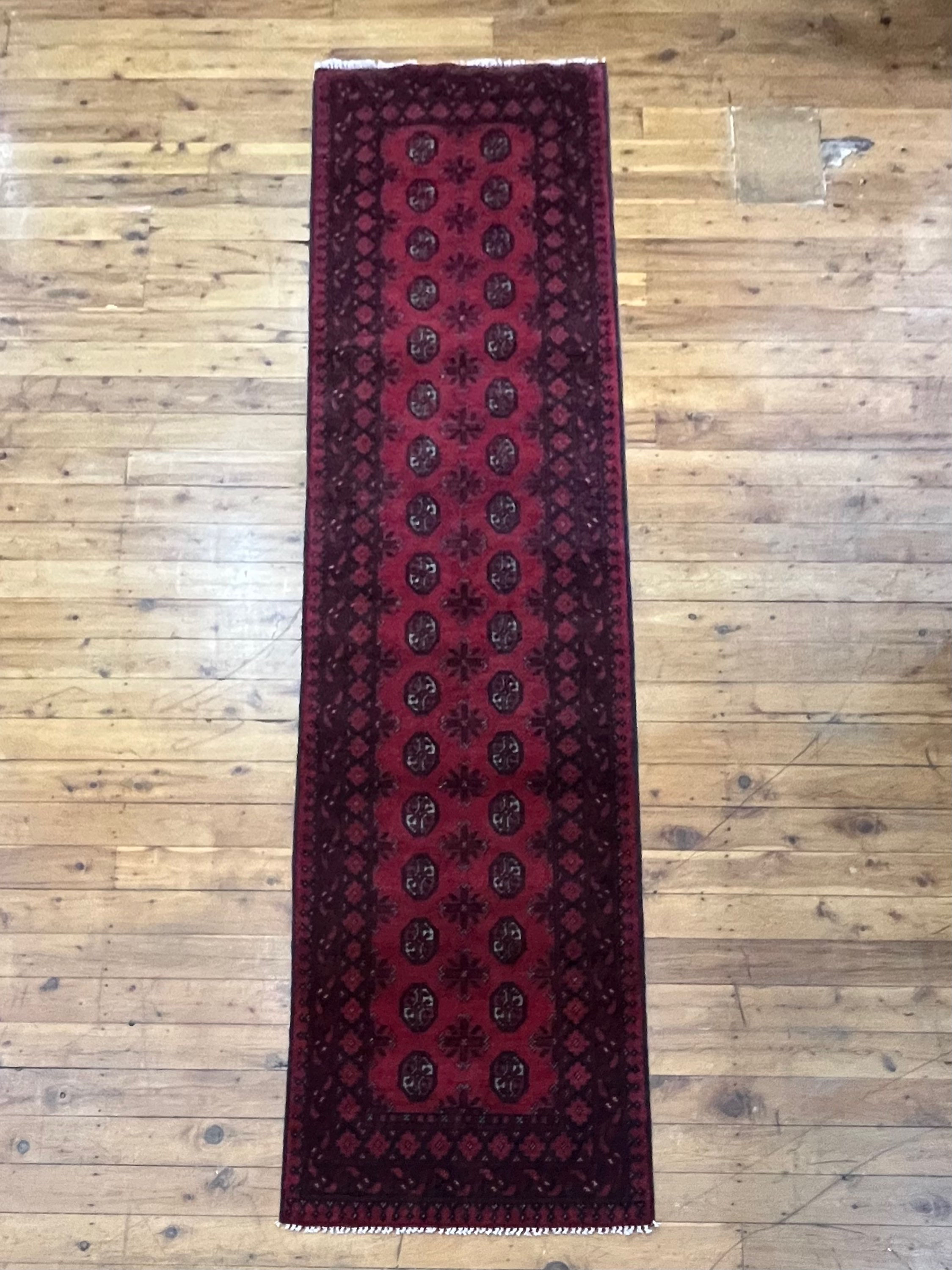 Afghan Tourkaman Runner (296x81cm)