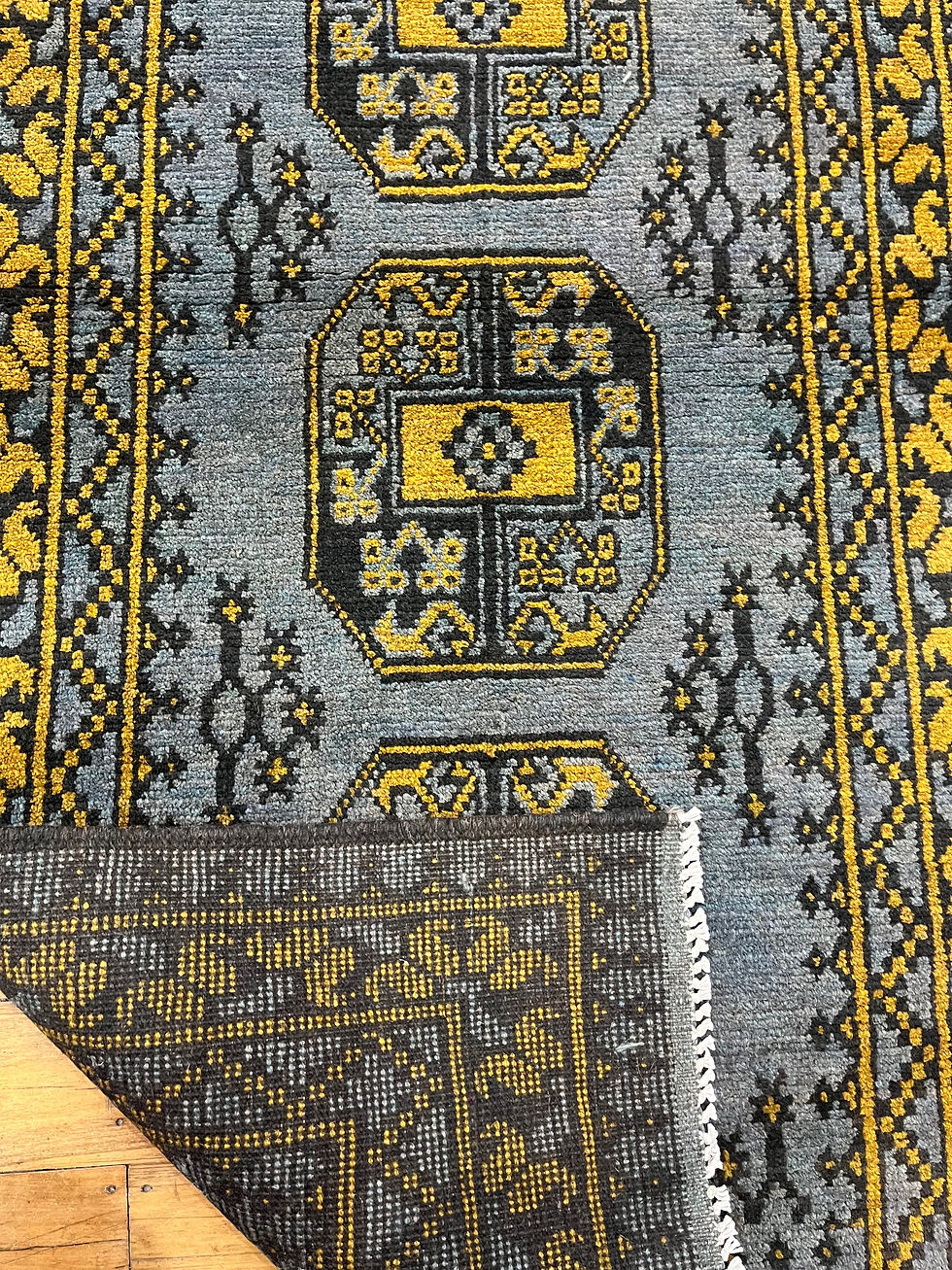 Thumbnail: Afghan Tourkaman Multi-Colour Runner (287x77cm)