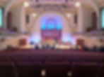 Inside the auditorium