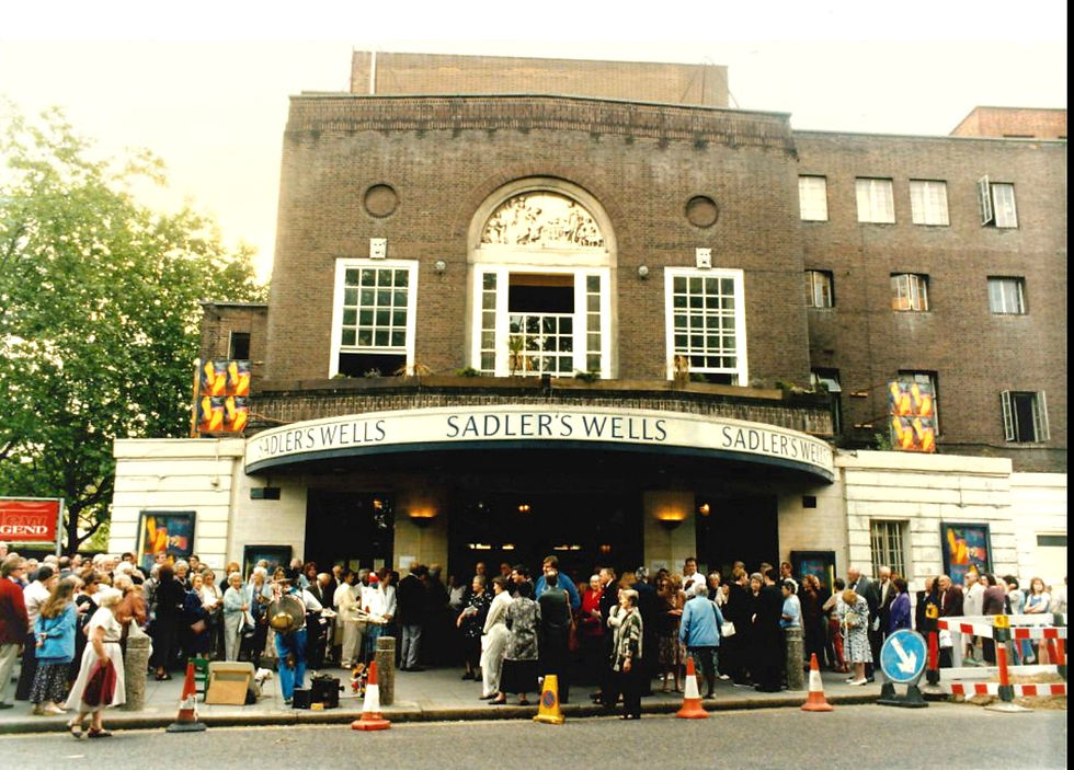 The 1931 Sadler’s Wells Theatre before its demolition in 1996. Source: Sadler’s Wells website