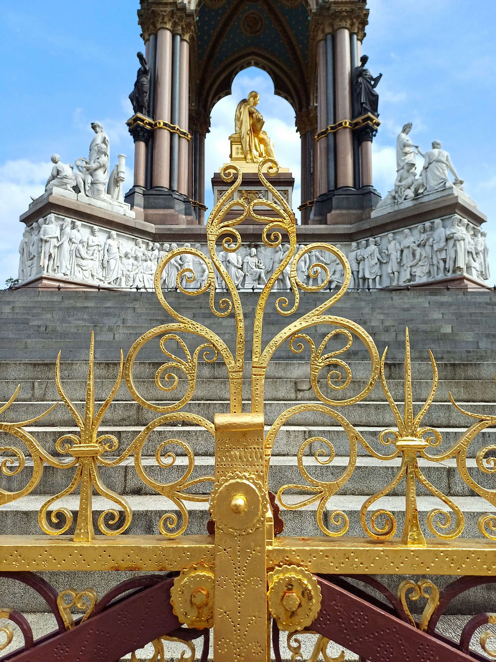 The Albert Memorial in Kensington Gardens, London, is an extraordinary Victorian Gothic work of art, with a rarely seen undercroft