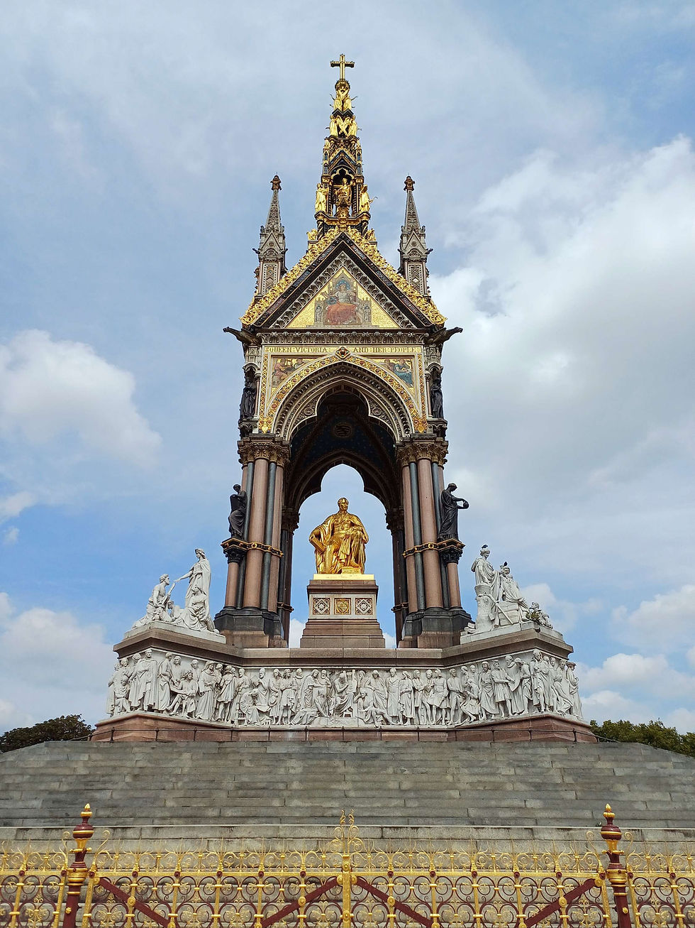 The Albert Memorial in Kensington Gardens, London, is an extraordinary Victorian Gothic work of art, with a rarely seen undercroft
