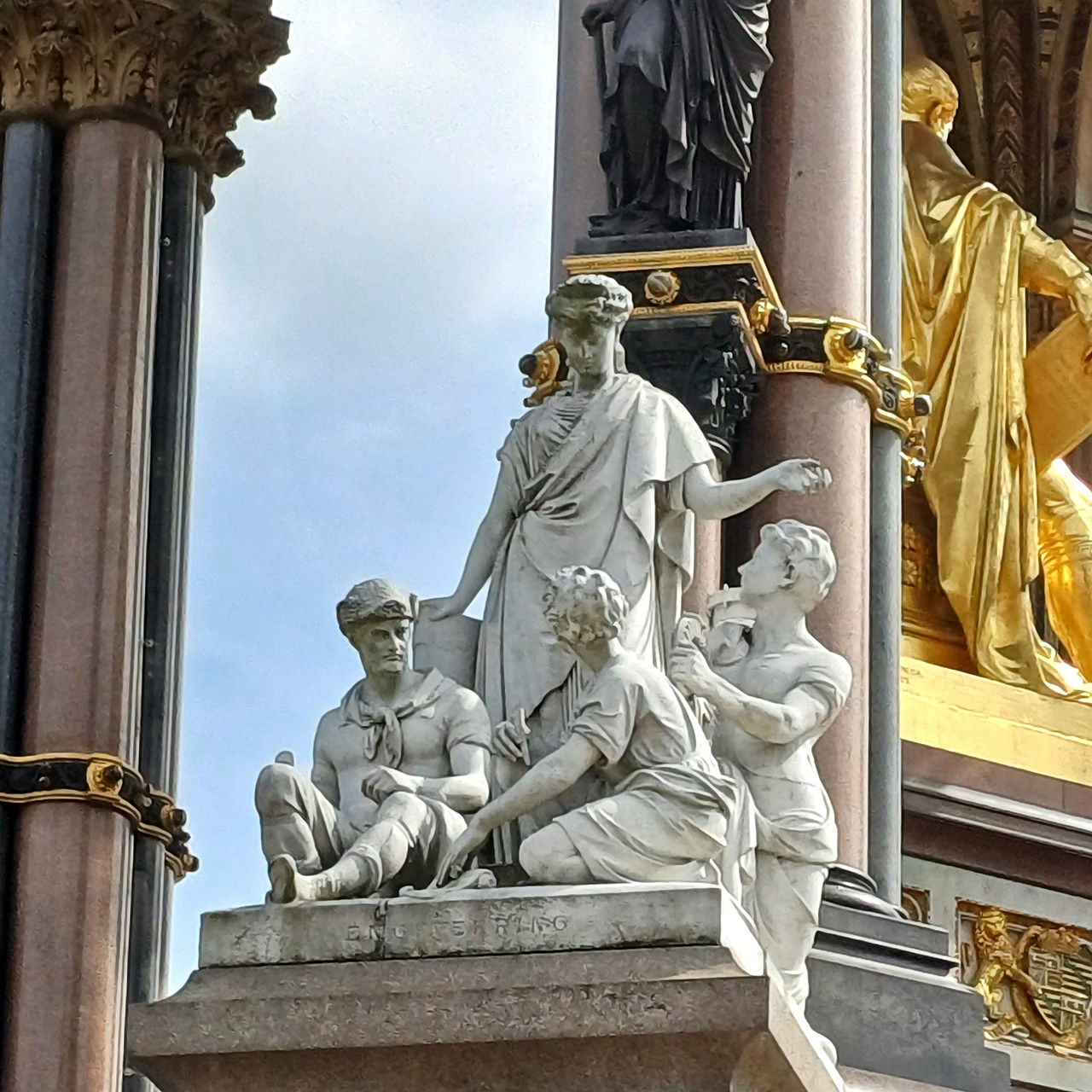 The Albert Memorial in Kensington Gardens, London, is an extraordinary Victorian Gothic work of art, with a rarely seen undercroft