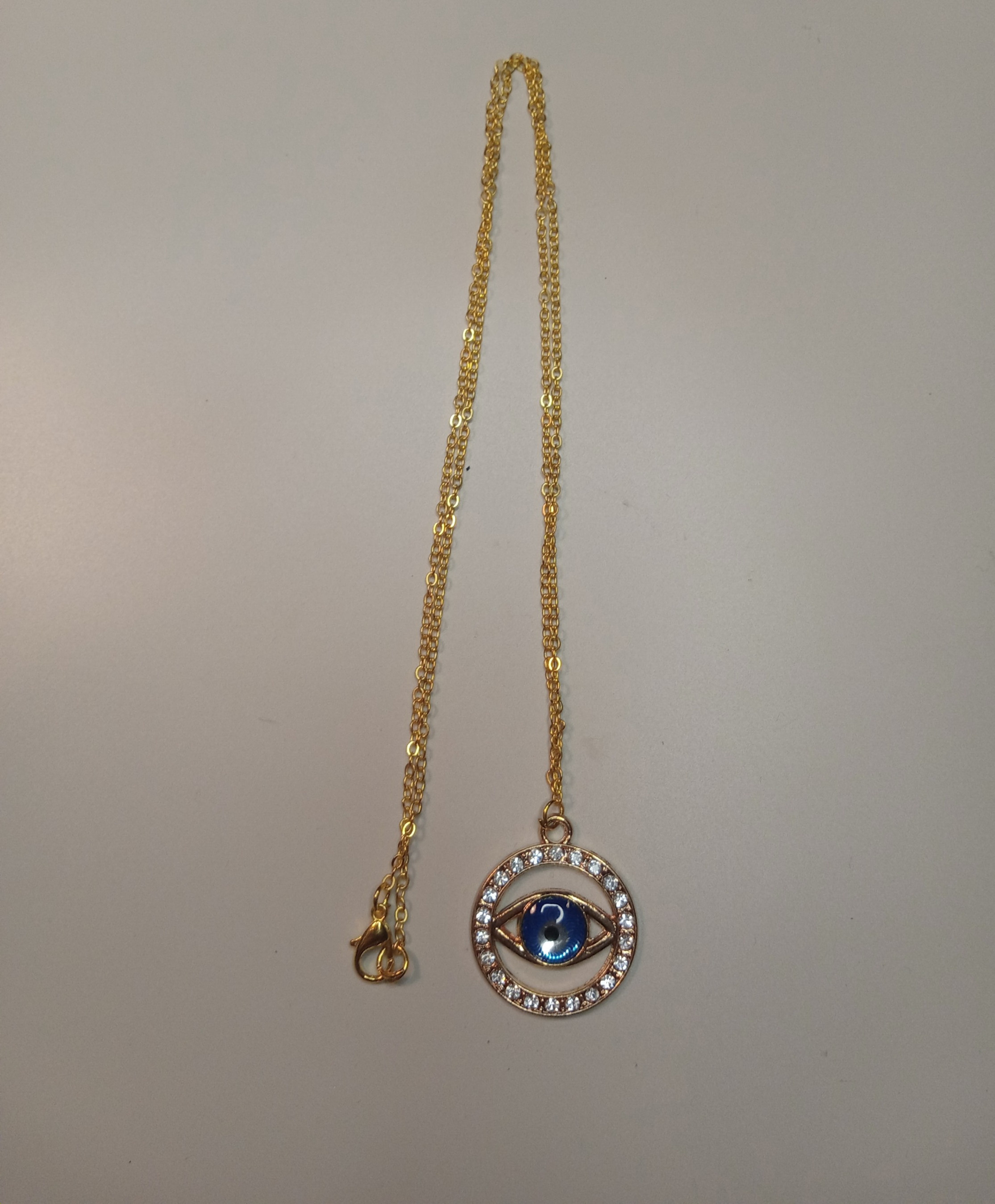 Diamond Style Third Eye Necklace