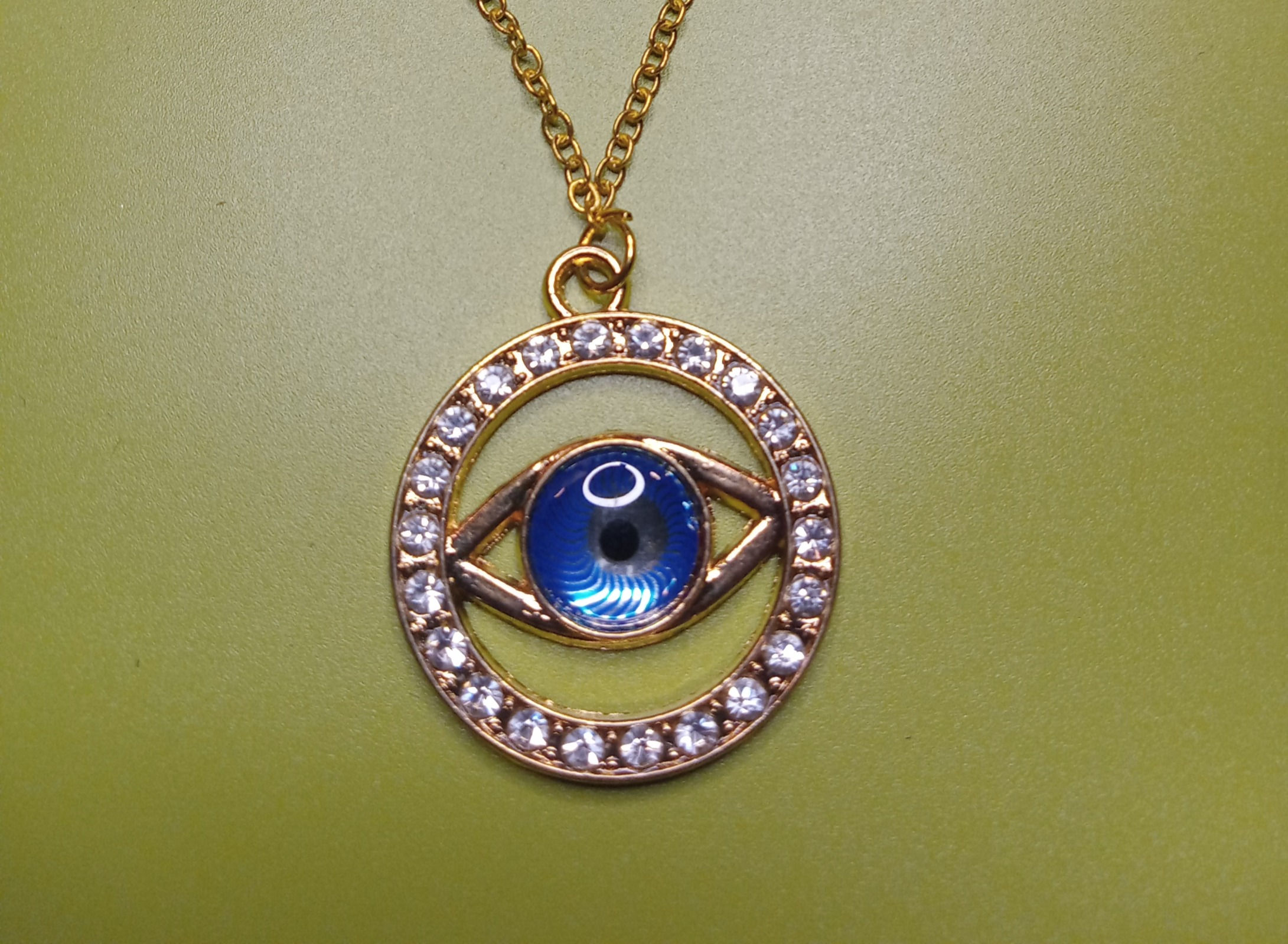 See No Evil bracelet with 24 karat plated chain