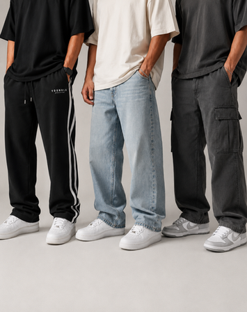 Denim Jeans, Tracks, Cargos