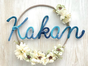 川越花冠のロゴをリースに