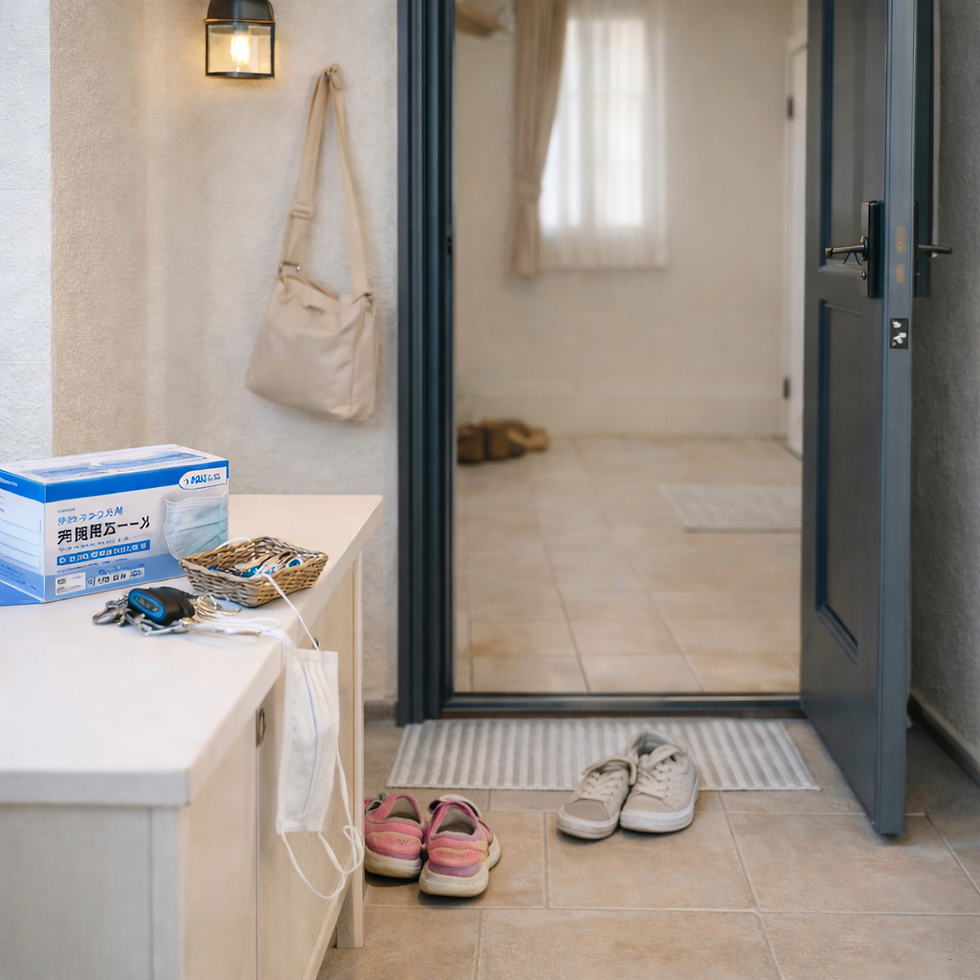 自宅サロンを目指すけれど雑然とした玄関