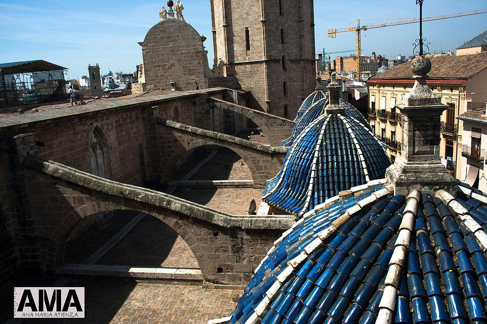 Una de las terrazas de la catedral
