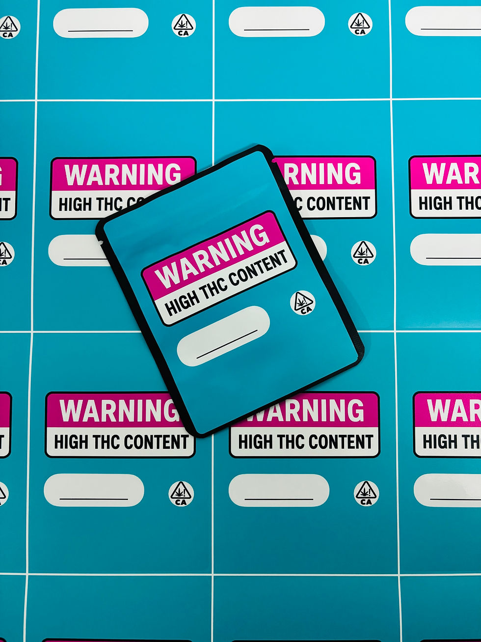 Thumbnail: Black Bag 3.5g + Sticker Round Edge