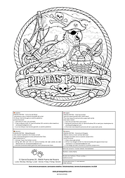 Coloring sheet - easter / bird