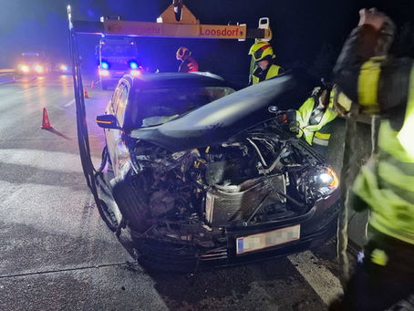 A1 – Bergung PKW und Anhänger