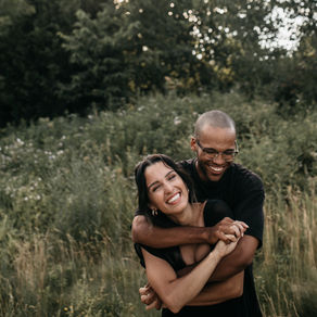 Huron Natural Area + Engagement Session | Natalia & Themba