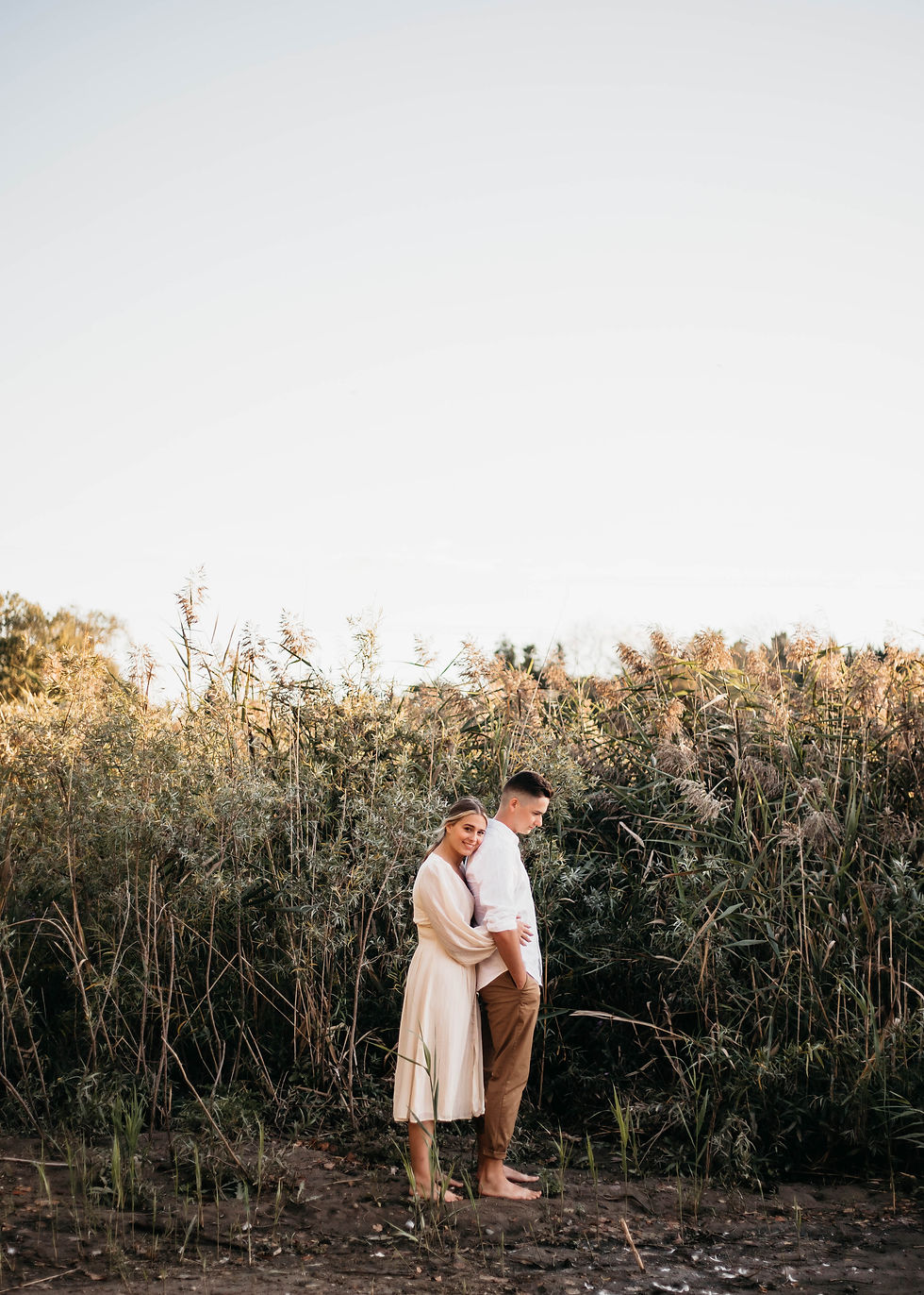 shades mills conservation area engagement photos