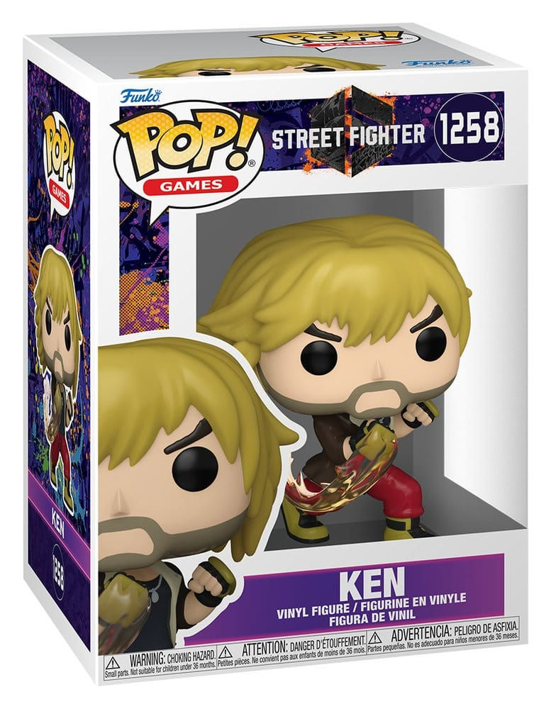 Street Fighter 6 POP! Games Vinyl Figur Ken 1258 9 cm Pre-Order
