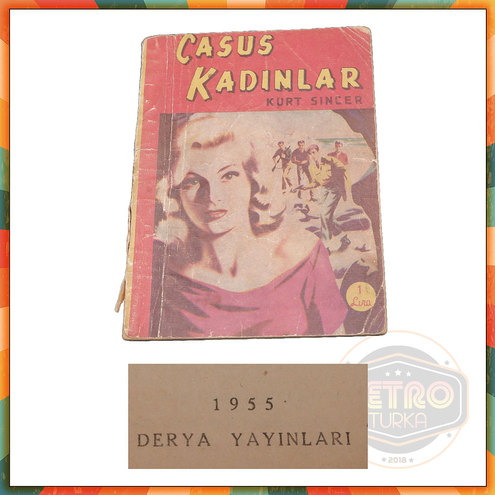 1955 Yılı Basımı Kurt Sincer - Casus Kadınlar Kitabı