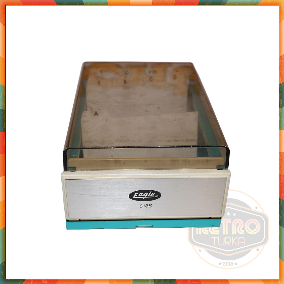 1980'ler Metal Kartvizit Kutusu