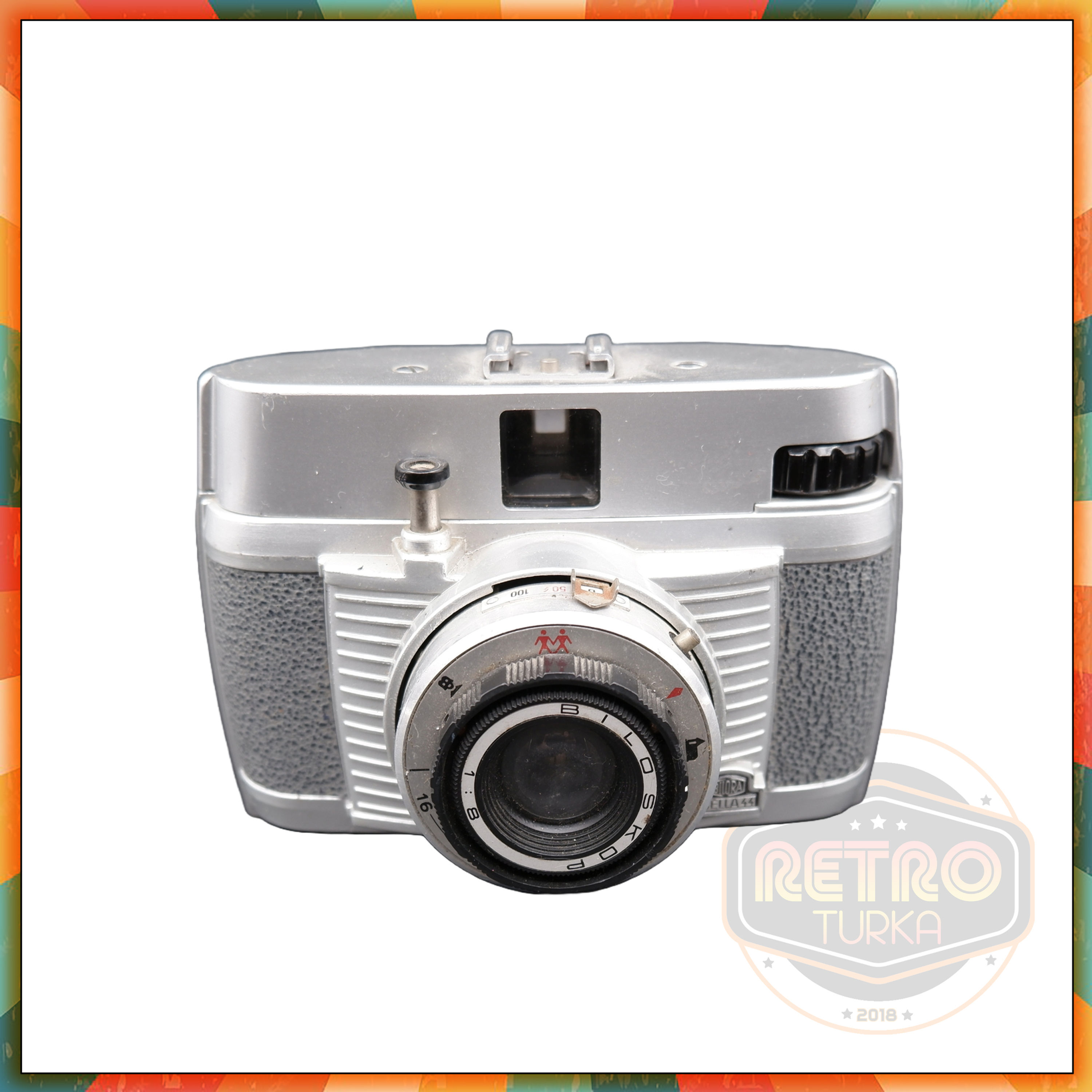 Bilora Bella 44 Orta Format Antika Fotoğraf Makinesi. 1958 Üretimi.